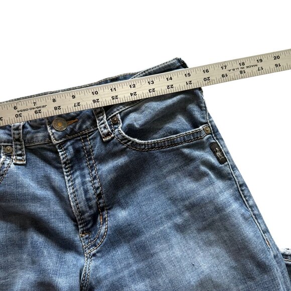 Silver Jeans Co. MensEddie Straight Leg Jeans Blue Denim Size W32/L32 - Picture 9 of 11